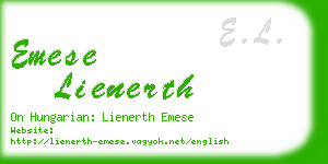 emese lienerth business card